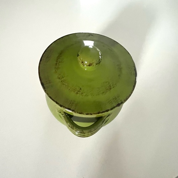 De Silva Terracotta Bean Pot Cookware Covered Made In Italy - Picture 12 of 16